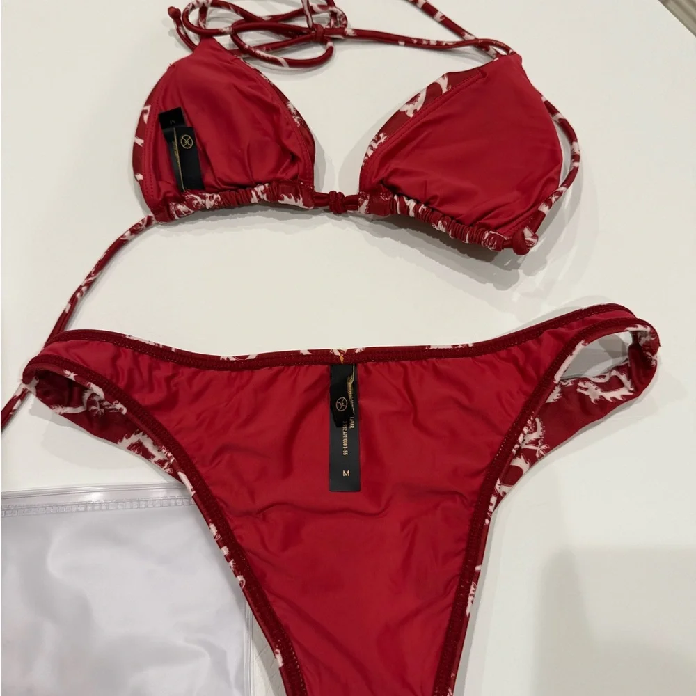 Red Bikini Set - Picture 3 of 5